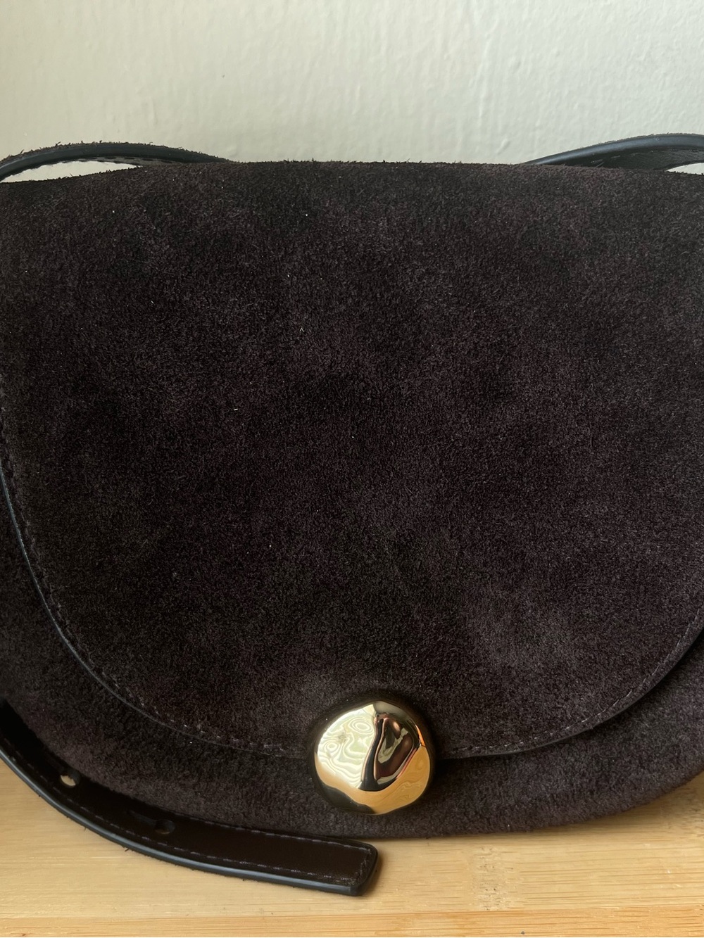 Madewell Suede Small Dakota Saddle Crossbody